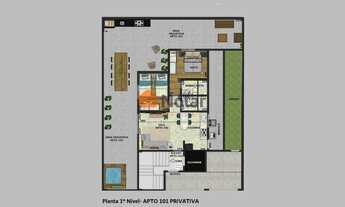 Imagem 2: Área Privativa de 02 quartos sendo um suíte