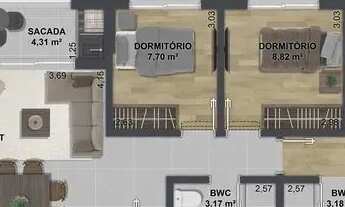 Imagem 7: Apartamento 3 Dormitórios para venda em Florianópolis - SC