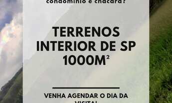 Imagem: JR. Terrenos de 1000 m² na divisa de Alumínio