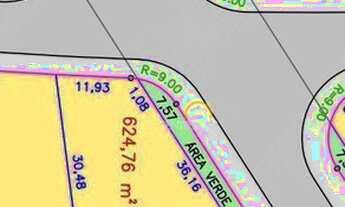 Imagem 2: Lote de esquina, à venda, 624 m² - Alphaville - Bauru/SP