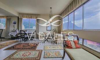 Imagem 2: Excelente apartamento com vista fantástica do Cristo Redentor