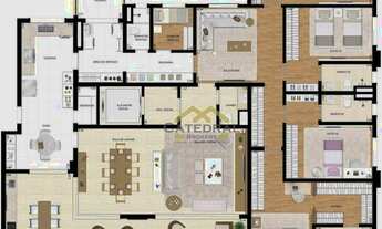 Imagem 5: Apartamento Alto Padrão com 4 dormitórios à venda, 296 m² por R$ 4.200.000 - Anhangabaú