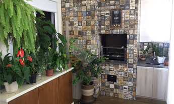 Imagem 6: Belíssimo apartamento com sala para dois ambientes e varanda gourmet integrada a cozinha n