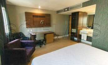 Imagem 3: Flat para locação no Bourbon Ibirapuera para locaçãoi contendo 27m², 1 dormitório e 1 vaga