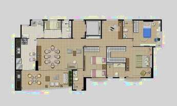 Imagem 2: Apartamento para venda com 136 metros quadrados com 3 quartos em Alecrim - Natal - RN