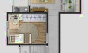 Imagem 3: Apartamento de 46 metros quadrados no bairro Parque Jandaia com 2 quartos