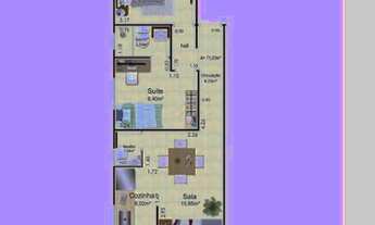 Imagem 3: Praia Grande - SP - apartamentos 2 dormitórios. Pequena entrada e resto pela construtora