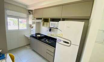 Imagem 3: Apartamento com 1 dormitório para alugar, 35 m² por R$ 2.145,15/mês - Jardim Aquarius - Sã