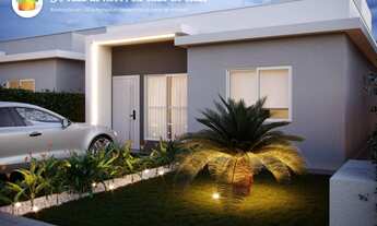 Imagem 4: Casas lineares de 2 quartos sendo 1 suíte com piscina e shurrasqueira