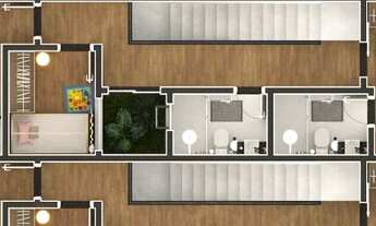 Imagem 6: SOBRADO COM 3 DOMIRTÓRIOS À VENDA - CUPECÊ