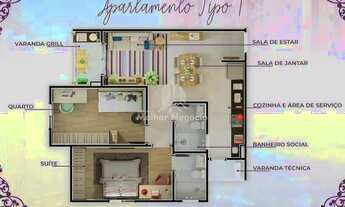 Imagem 4: Apartamento com 2 dorms, Chácara Santa Antonieta (Nova Veneza), Sumaré - R$ 258 mil, Cod