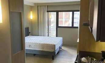 Imagem 2: Apartamento MOBILIADO E DECORADO com 1 dormitório para alugar, 28 m² por R$ 2.750/mês - A