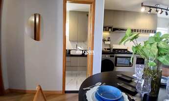 Imagem 6: Apartamento quarto e sala mobiliado equipado e decorado, com 1 vaga coberta e privativa, d