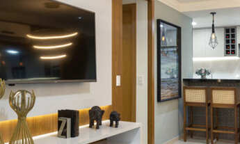 Imagem 5: Venha conhecer o 2 quartos decorado mais top da praia do Morro