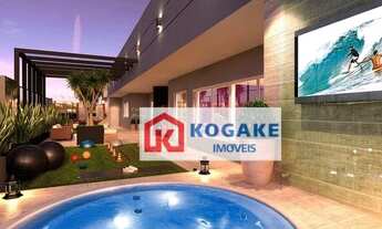 Imagem 2: Apartamento com 1 dormitório para alugar, 40 m² por R$ 2.000,00/mês - Jardim Aquarius - Sã