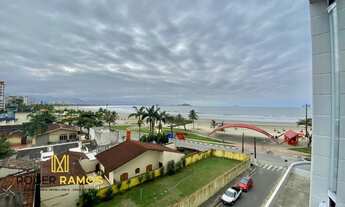 Imagem 2: Apartamento semi mobiliado em Bertioga na praia da Enseada, 2 dorm com vista para o mar