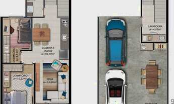 Imagem 4: CASA GEMINADA PARA VENDA NO NOSSA SRA. DAS GRAÇAS COMPOSTA POR 2 DORMI.|SALA E COZINHA