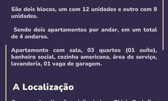 Imagem 2: Apartamento 03 quartos, 01 vaga, cidade dos funcionários