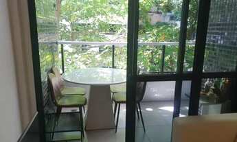 Imagem 2: Ondina 1/4 NASCENTE, Varanda, Semi mobiliado, armários embutidos e cond alto padrão