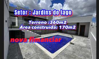 Imagem 1: Setor : Jardins do lago Casa Nova Com Piscina Linda