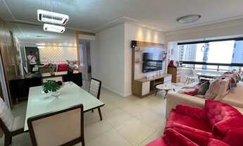 Imagem 2: Apto mobiliado para locação, 115mts 3qts 2wc 2vagas 8ºandar lazer completo