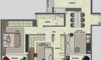 Imagem 4: Apartamento com 2 dormitórios à venda em Nova Lima
