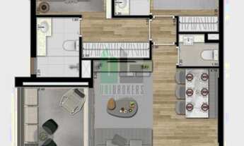 Imagem 3: Apartamento à venda na Vila Clementino, 46m², 1 suíte, terraço, 1 vaga