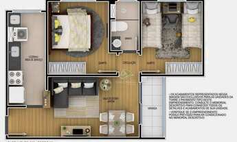 Imagem 3: Apartamento à venda, 50 m² por R$ 221.490,00 - Passaré - Fortaleza/CE