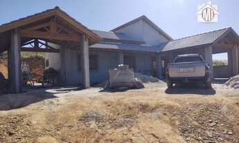 Imagem 2: Linda chácara com escritura em fase de construção, 3 dormitórios, linda vista, à venda, 10