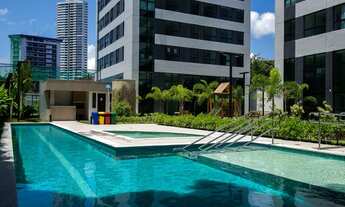 Imagem 2: Apartamento/flat 1 quarto, todo mobiliado no Beach Class Jaqueira - Parnamirim - Recife