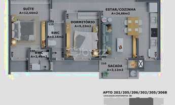Imagem 4: Apartamento - Cachoeira do Bom Jesus - Florianópolis