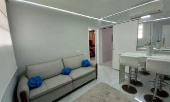 Imagem 2: Apartamento de frente para a praia, 2 dormitórios em José Menino - Santos - SP