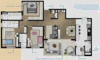 Imagem 6: 122m, 3 suítes com 3 vagas