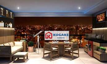 Imagem 3: Apartamento com 1 dormitório para alugar, 40 m² por R$ 2.000,00/mês - Jardim Aquarius - Sã