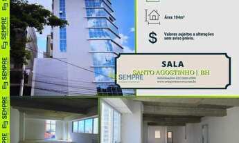 Imagem: Sala para alugar, 104 m² e 02 vagas - Santo
