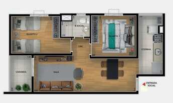 Imagem 6: Apartamento com 2 quartos no Rio Comprido