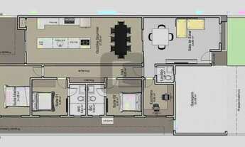 Imagem 3: Casa térrea de condomínio em fase de acabamento à venda Paulínia-SP