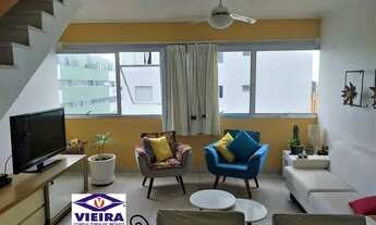 Imagem 7: Duplex para venda com 104 metros quadrados com 2 quartos em Vila Alzira - Guarujá - SP