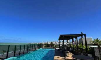 Imagem 2: ACHADO NO JARDIM OCEANIA! Flat GARDEN 36m², Pé na areia Localização premium - Porteira Fe