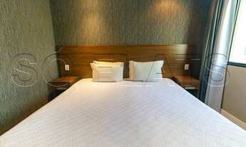 Imagem 5: Flat para locação no Bourbon Ibirapuera para locaçãoi contendo 27m², 1 dormitório e 1 vaga