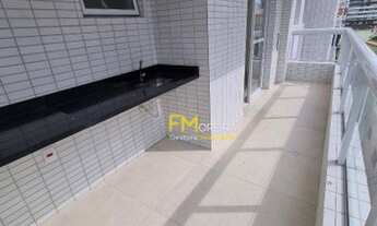 Imagem 4: Apartamento com 1 dormitório à venda, 53 m² por R$ 270.000,00 - Vila Guilhermina - Praia G