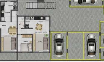 Imagem 7: Vende apartamento terreo com 3 quartos e quintal grande em U no bessa otima localização