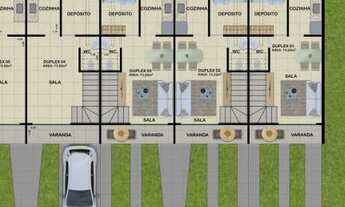 Imagem 3: Casa para venda possui 74 metros quadrados com 3 quartos em Cordeiro - Recife - PE