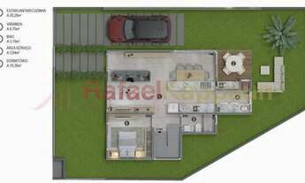 Imagem 4: Casa 4 DORMITÓRIOS - SENDO 1 DORMITÓRIO NO TÉRREO E 3 SUÍTES NO PAVIMENTO SUPERIOR