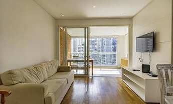 Imagem 2: Apartamento com 1 dormitório para alugar, 62 m² por R$ 9.112,00/mês - Itaim Bibi - São Pau