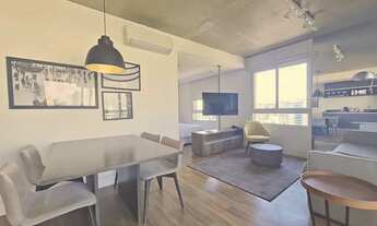 Imagem 2: Apartamento com 1 dormitório para alugar, 65 m² por R$ 5.780,00/mês - Brooklin - São Paulo