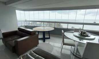 Imagem 2: Apartamento mobiliado e projetado para aluguel, 03 suites, vista mar, área de lazer