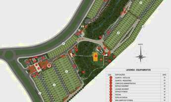 Imagem 2: Terrena a venda no Condominio Florais Safira 278 m2 REF: EXC-37692