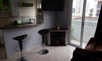 Imagem 7: 01 Dormitorio com Terraço 01 vaga de garagem- Praia Grande - SP