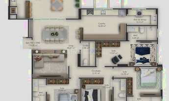 Imagem 7: APARTAMENTO DE ALTO PADRÃO EM MEIA PRAIA 04 SUÍTES